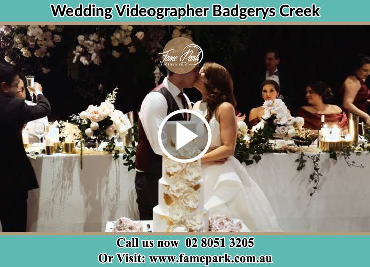 Bride and Groom kissed at the dance floor Badgerys Creek NSW 2255