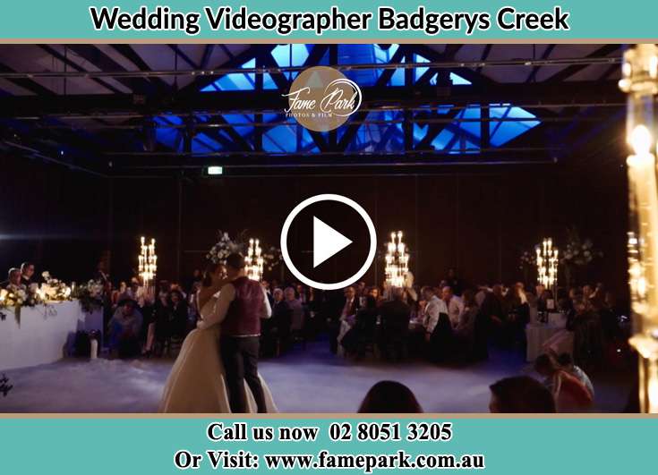 Bride and Groom at the dance floor Badgerys Creek NSW 2255