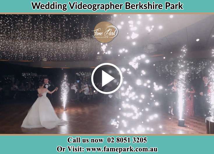 Bride and Groom looking at each other while dancing Berkshire Park NSW 2765