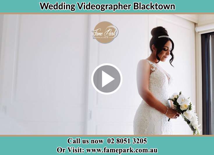 Bride already prepared with bouquet of flowers Blacktown NSW 2148