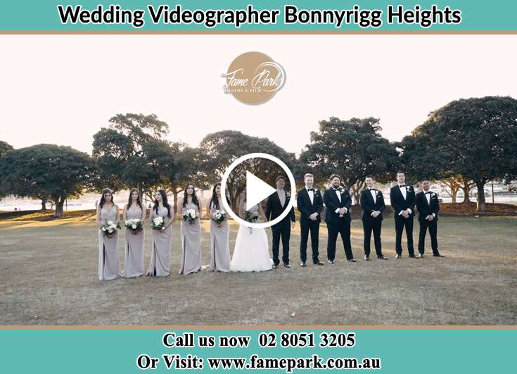 Bride and Groom with thier secondary sponsors Bonnyrigg Heights NSW 2177