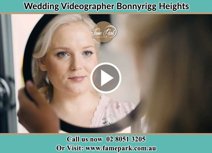 Bride looking at the mirror Bonnyrigg Heights NSW 2177