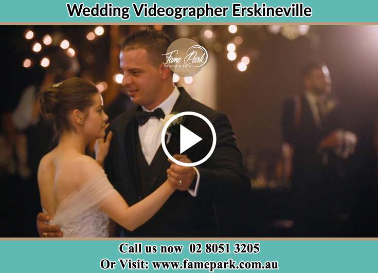 Bride and Groom dance at the dance floor Erskineville NSW 2043