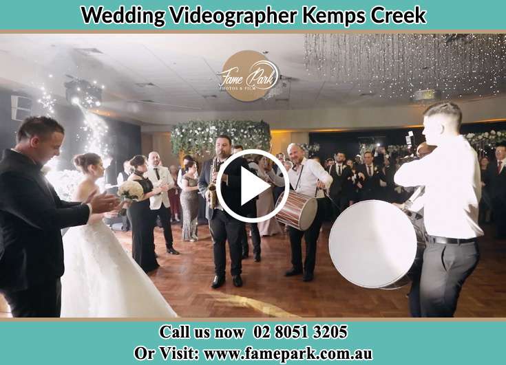 Bride and Groom watching the live band performance Kemps Creek NSW 2178