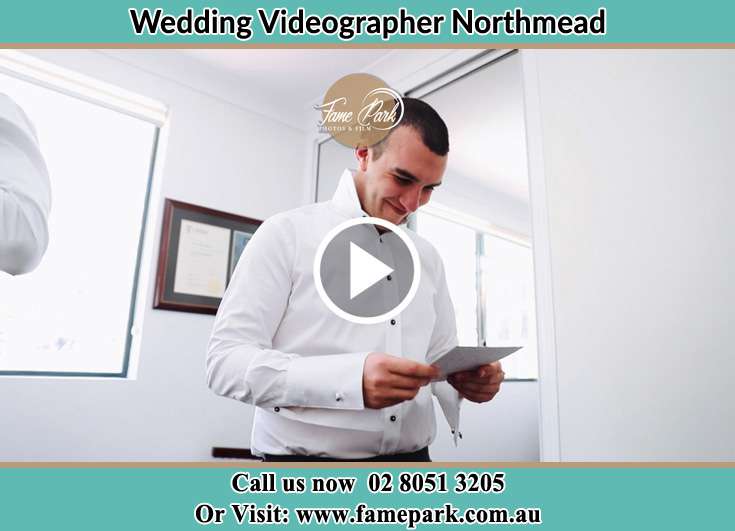 The Groom reading a note Northmead NSW 2152