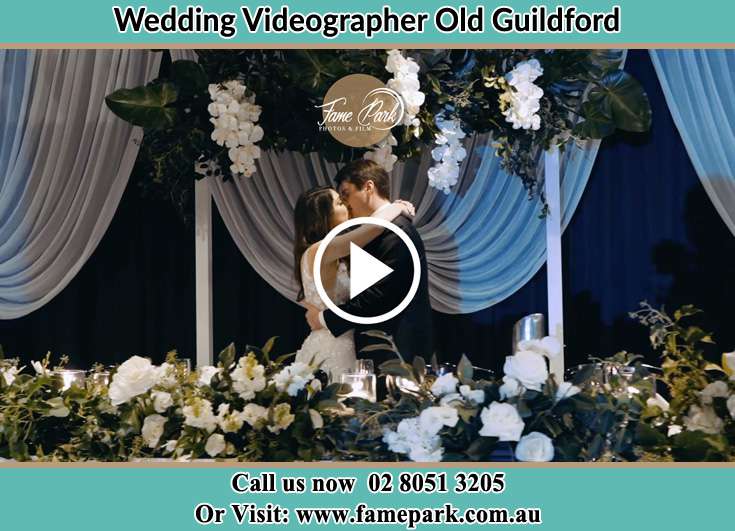 The new couple kissing Old Guildford NSW 2161