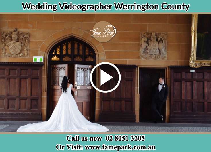 The Groom and the Bride looks at each other before their wedding Werrington County NSW 2747