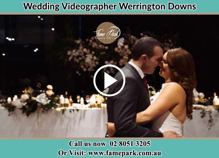 The new couple about to kiss on the dance floor Werrington Downs NSW 2747