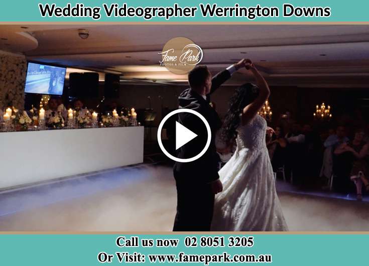 The newlyweds dancing on the dance floor Werrington Downs NSW 2747